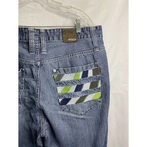 Vintage Enyce Men’s Jeans Wide Leg Embroidered Y2K 90s Grunge Hip Hop Rap Sz 40